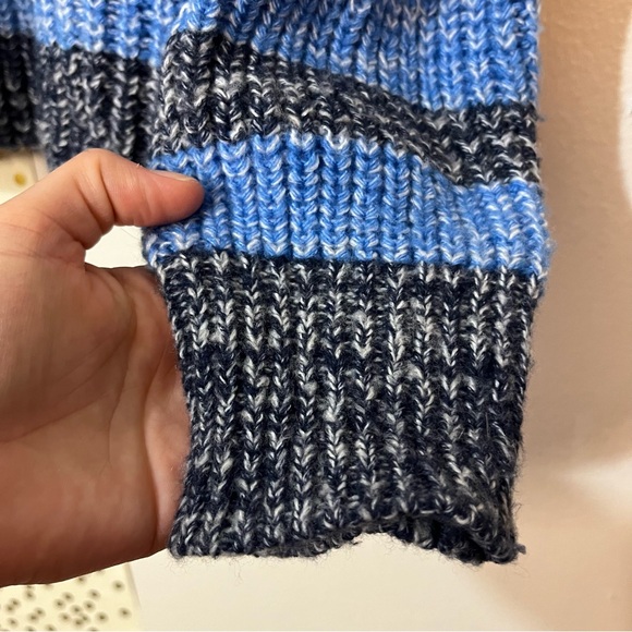 C&C California Multicolor Striped Cropped Sweater size Large - Picture 4 of 9